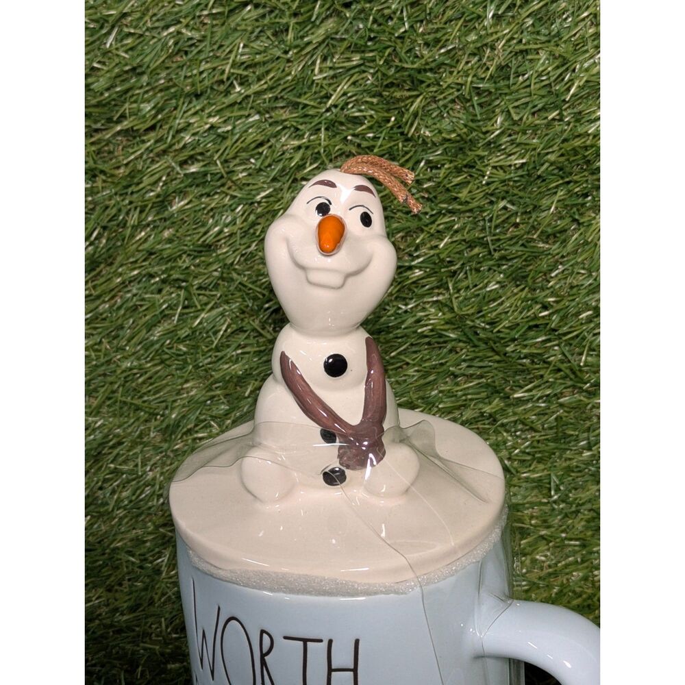 Rae Dunn Olaf Mug w/ Olaf Topper, New W/Tags, Excellent condition, Olaf Frozen